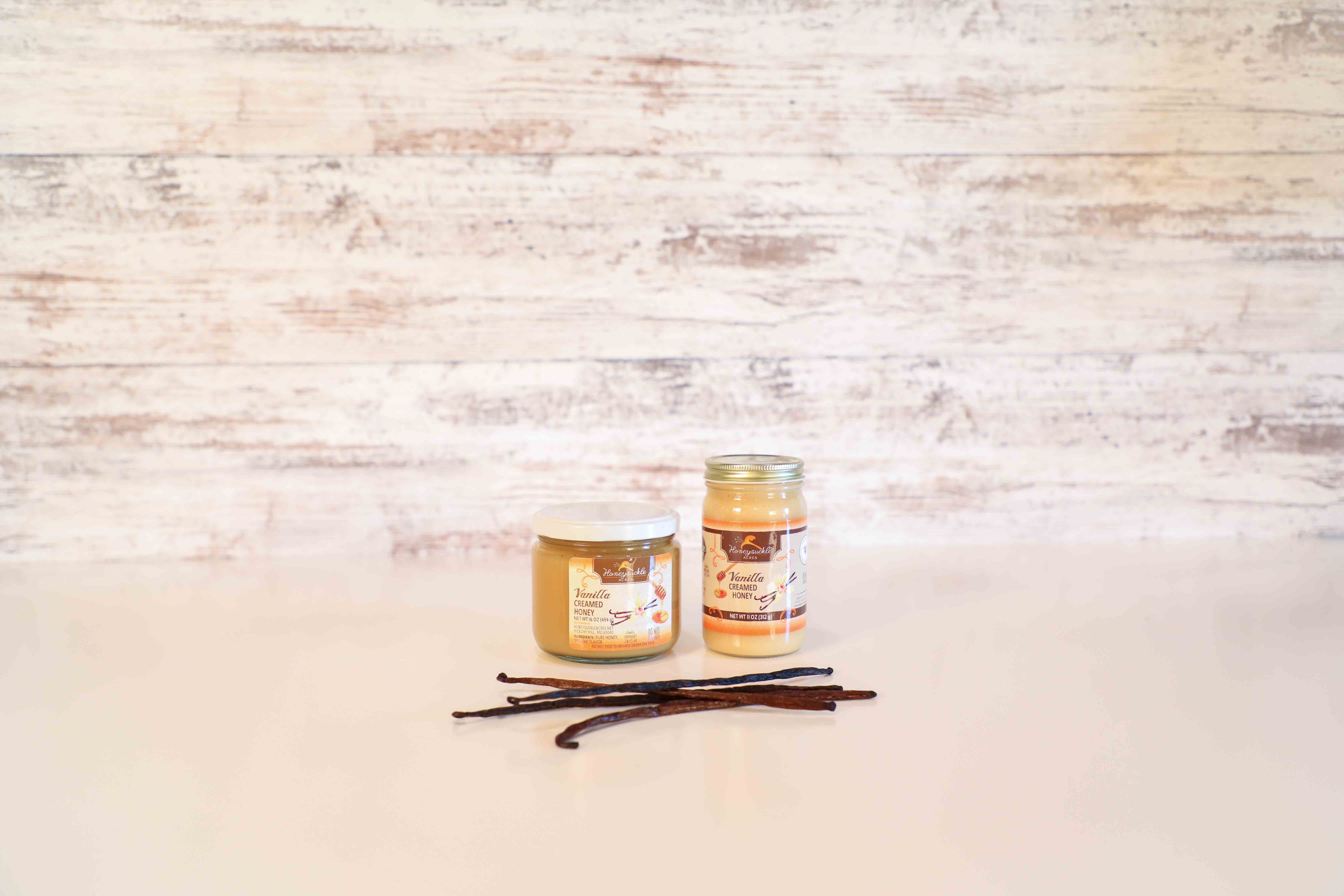 Vanilla CREAMED Honey Honeysuckle Acres