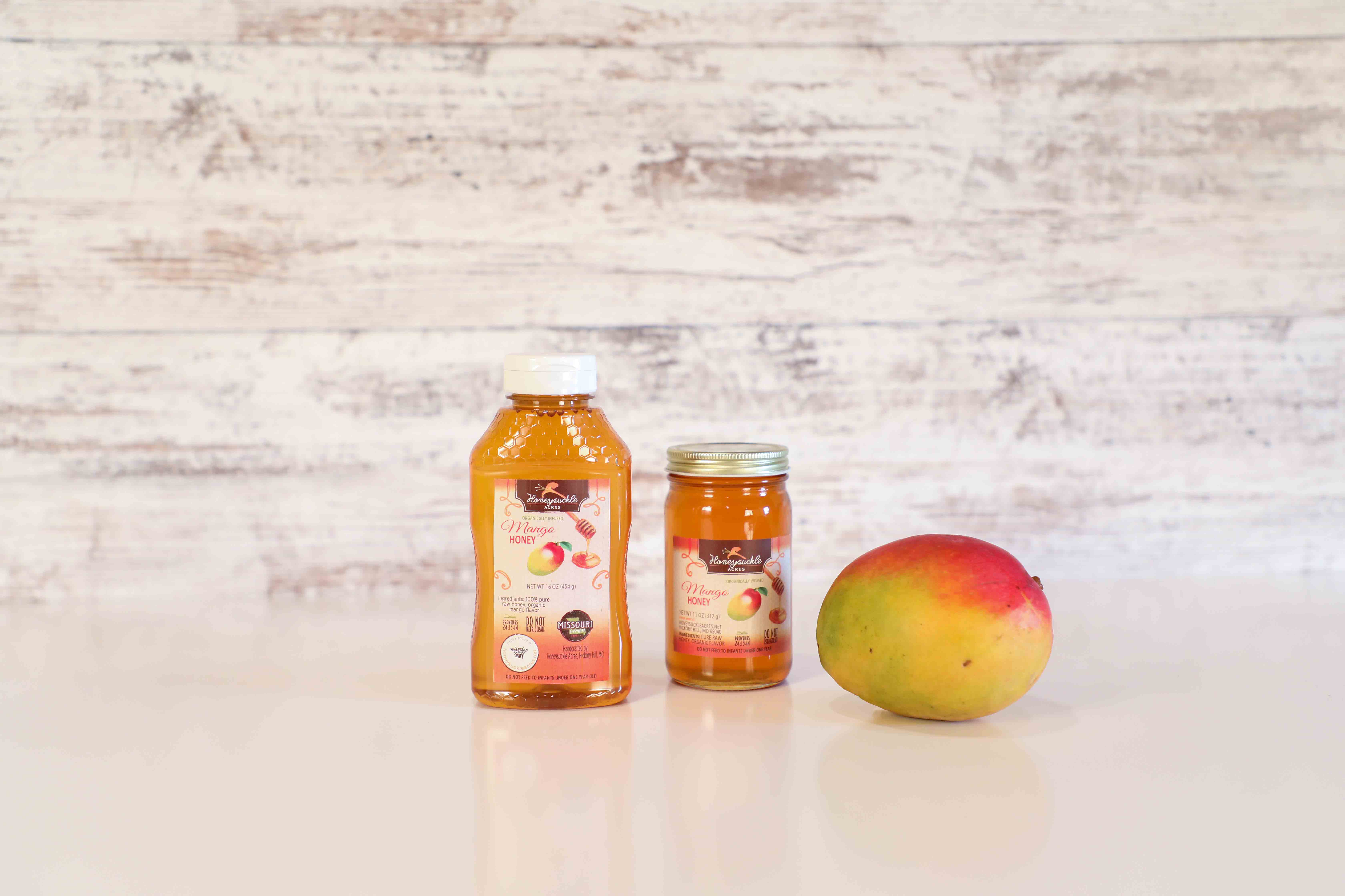 Mango Infused Honey Honeysuckle Acres